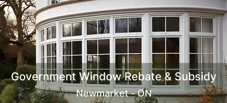  Government Window Rebate & Subsidy Newmarket - ON